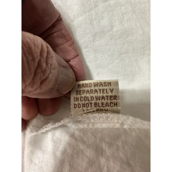 Magazine Women’s Embroidered Tunic Top Size Small Floral Boho Cottage Peasant - Picture 12 of 12